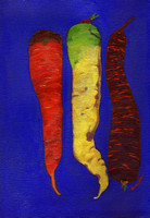 Carrots acrylic 15 cm x 20 cm SOLD