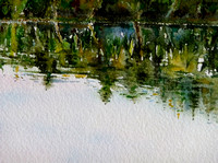 Reflections watercolor 17 cm x 21 cm SOLD