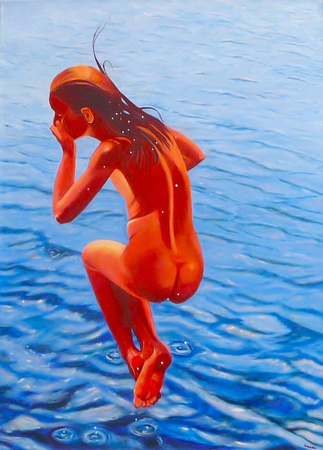 Split Second acrylic 73 cm x 100 cm