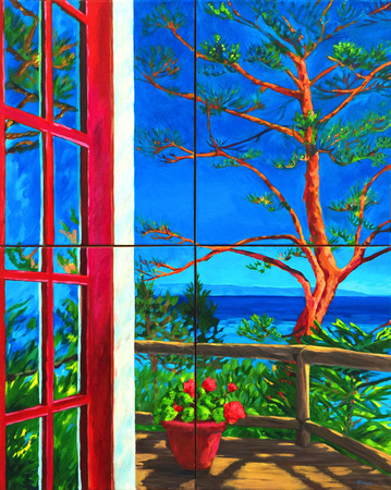 Summer acrylic 80 cm x 100 cm
