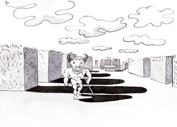 Day 11 Wander/Promenade India ink, watercolor